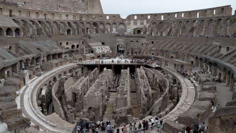 Inside-View-Of-The-Colosseum-Amphitheater-In-Rome