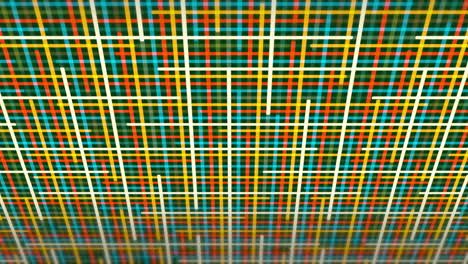 Colorful-grid-of-lights-in-motion-and-perspective-background