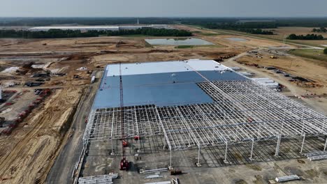 4K-Luftüberflug-Der-Blueoval-City-In-Stanton,-Tennessee