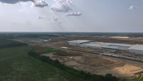 Aerial-of-BlueOval-City-in-Stanton,-TN