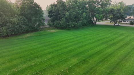 Lawn-stripes-from-the-air-via-drone