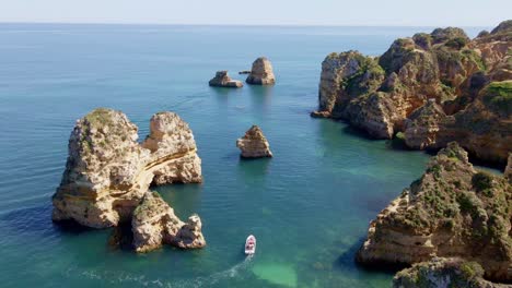 Coast-of-Lagos,-Algarve.-Portugal