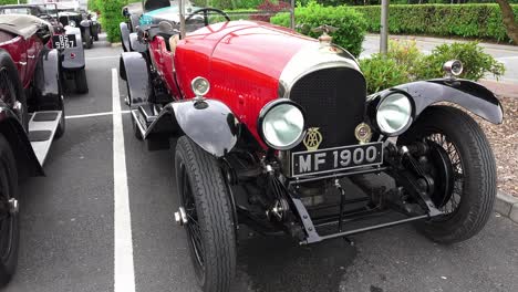 Vintage-Racing-Bentley-Impresionante-Coche-De-La-Edad-De-Oro-Del-Automovilismo-Rally-Gordon-Bennett-Kildare-Irlanda