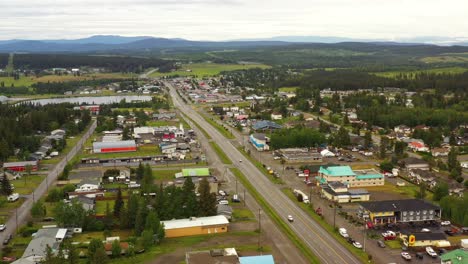 Journey-over-100-Mile-House:-Exquisite-Drone-Footage-of-this-Historic-Cariboo-District-Town