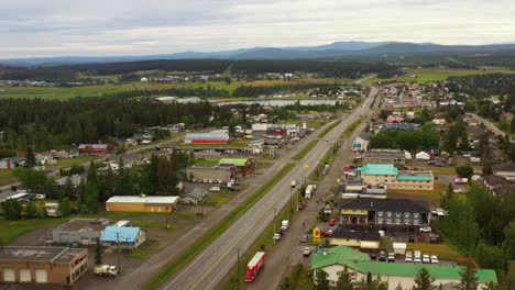 Flying-High-over-100-Mile-House:-Drone-Views-Highlighting-the-Town's-Scenic-Landscapes-and-Historical-Buildings