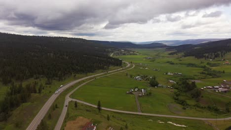 Highway-95-from-Above:-An-Aerial-Journey-Along-the-Scenic-Routes-of-Clinton,-BC