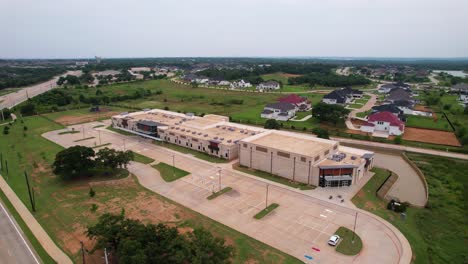 Aerial-footage-of-the-Founder's-Classical-Academy-of-Flower-Mound