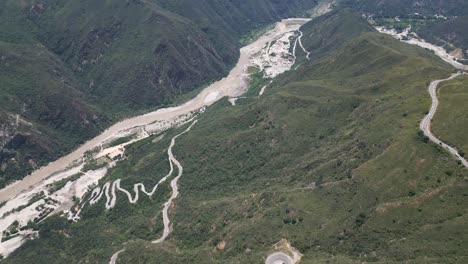 aerial-view-of-Colombia-Chicamocha-National-Park-canyon