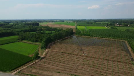 Ländliches-Gebiet-Von-Ottobiano-Und-Bebaute-Felder-In-Der-Provinz-Pavia,-Italien