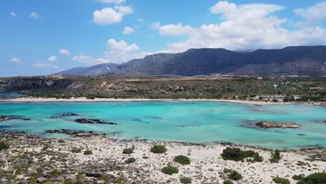 Elafonisi-Strand-Auf-Der-Griechischen-Insel-Kreta,-Aufgenommen-Mit-Einer-Drohne
