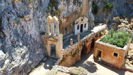 The-amazing-Katholiko-Monastery-in-Crete-island.-Greece