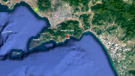 Amalfi-coast-Destination,-Earth-Application-animation-video