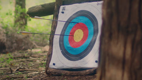 archery-woman-shoots-an-arrow-and-hits-target-super-slow