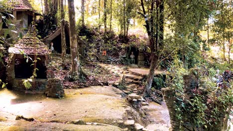 Secret-Garden-Woodland-in-a-Forest-on-Koh-Samui,-Thailand