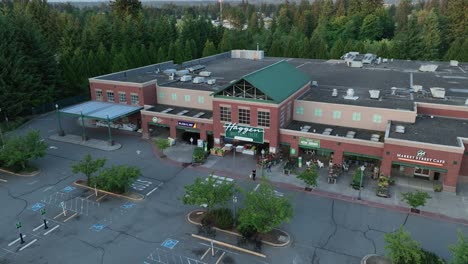 Aerial-view-of-a-Haggen-grocery-store-in-Washington-State