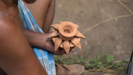 Various-handicrafts-of-men-are-making-earthenware-in-the-village