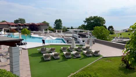 Blick-Vom-Dion-Palace-Resort-Und-Spa-Auf-Das-Meer-Und-Den-Strand