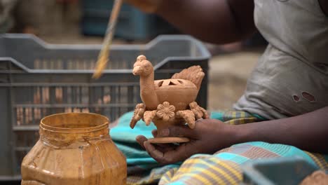 Various-handicrafts-of-men-are-making-earthenware-in-the-village