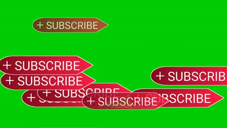 End-screen-video-animation-Text-subscribe-on-green-screen