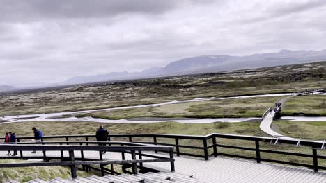 Iceland---Golden-Circle---Immerse-yourself-in-the-tranquility-of-Thingvellir-National-Park,-where-the-harmony-of-nature-and-history-collide