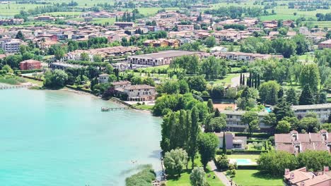 Beach-side-manor-residences-at-Lido-Beach-Galeazzi-Italy-aerial