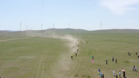 Pferdemeisterschaft-Beim-Nadam-Traditional-Mongolian-Games-Festival