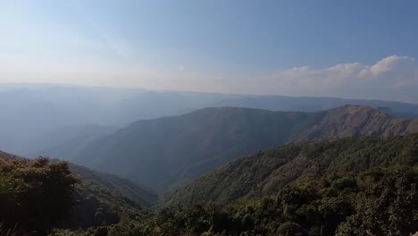 mountain-layer-with-bright-blue-sky-at-day-from-flat-angle-video-is-taken-at-meghalaya-north-east-india