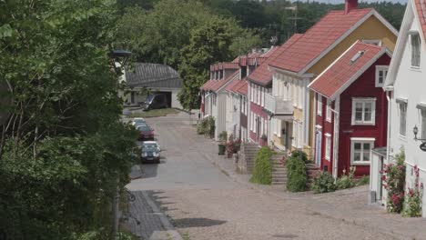 Joyas-Arquitectónicas-De-Ronneby:-Un-Recorrido-Visual-Por-Calles-Y-Casas,-Suecia