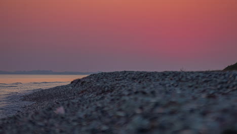 Zeitraffer-Des-Sonnenuntergangs-An-Einem-Strand-Von-Ayia-Napa-Auf-Zypern