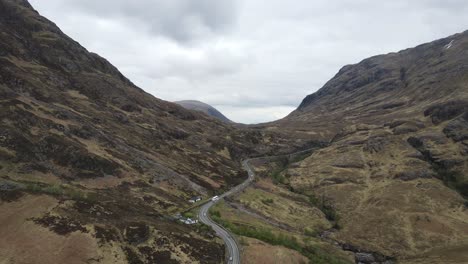 Driving-through-Glen-Coe-and-along-the-winding-road-of-the-A82