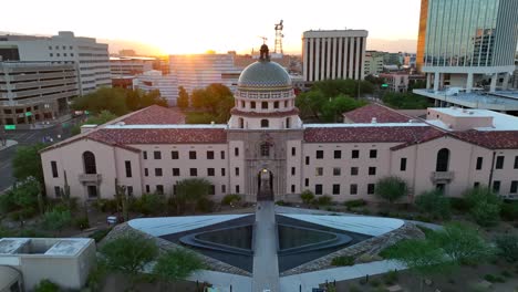 Historisches-Gerichtsgebäude-Von-Pima-County-In-Der-Innenstadt-Von-Tucson,-Arizona