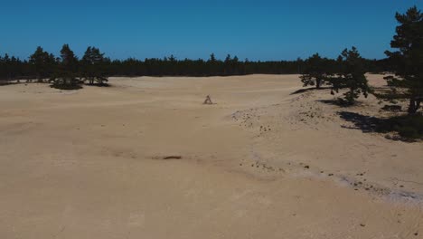 Desert-Beach-and-Serene-Forest-in-Hiiumaa-Island---Drone-Footage-4K