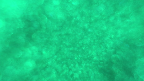 green-water-with-bubbles-and-sparkles-runs-at-bright-light