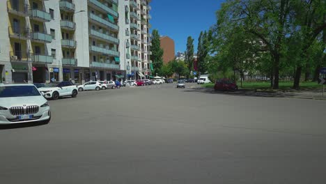 Atasco-De-Tráfico-Durante-Las-Horas-Pico-En-El-Centro-De-La-Ciudad.