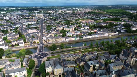 Le-Mans-cityscape-with-bridge-and-Sarthe-river-in-France