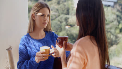 Two-women-having-a-friendly-chat