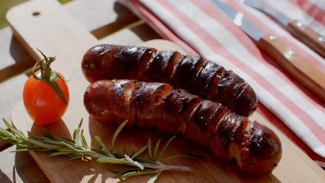 Grilled-sausages-with-fresh-rosemary