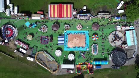 4k30p-drone-aerial-view-amusement-park-carnival-carousel-recreation-playground