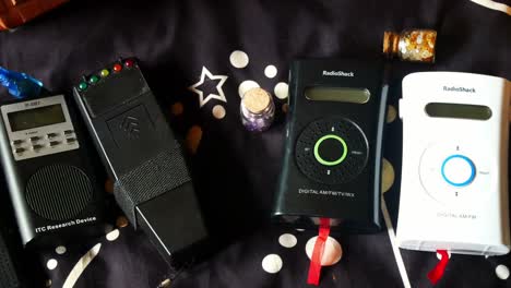 Rare-vintage-collection-of-radioshack-paranormal-ghost-box-EVP-communication-devices