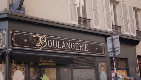 Signo-De-Escaparate-De-Panadería-Boulangerie-En-Burdeos,-Francia