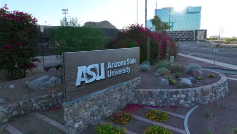 Schild-Der-ASU,-Arizona-State-University-Auf-Dem-Campus