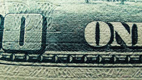Makroaufnahme-Einer-Amerikanischen-Banknote,-Kamerabewegungen