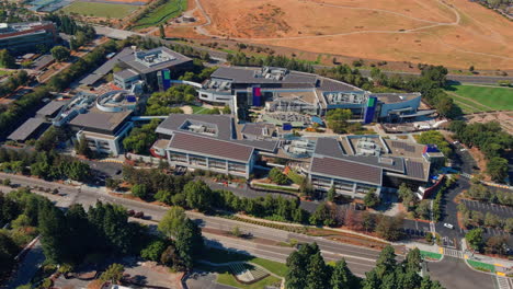 Googleplex,-Google-Hauptquartier,-Ein-Campus-Im-Silicon-Valley