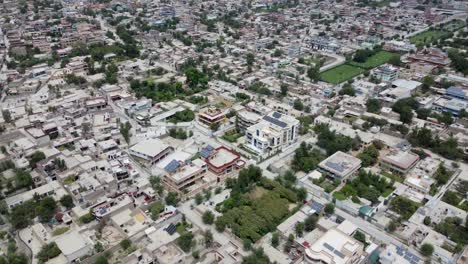 Vista-Aérea-De-Arriba-Hacia-Abajo-De-La-Ciudad-De-Jalalabad