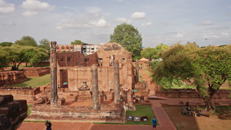 Ubicación-De-La-Película-Mortal-Kombat-En-Ruinas-Antiguas-En-Ayutthaya,-Tailandia