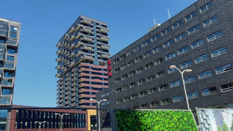 Contador-De-La-Ciudad-Municipio-De-Amsterdam-Ayuntamiento-Del-Norte-Con-Apartamentos-Residenciales
