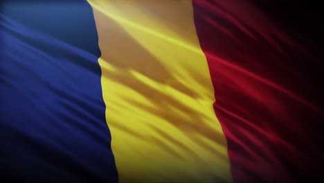 Bandera-De-Rumania,-Pantalla-Completa-En-Alta-Resolución-4k-Bandera-De-Rumania-4k