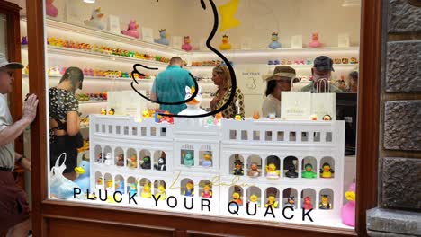 Customers-checking-the-products-within-a-rubber-duck-boutique