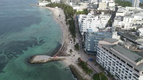 Insel-San-Andres,-Die-Wunderschönen-Farben-Des-Strandes