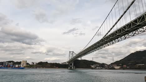 Kanmon-bridge-and-the-kanmon-strait-in-between-the-japanese-island-Honshu-and-Kyushu